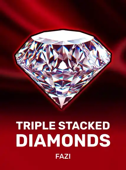 Triple Stacked Diamonds game tile